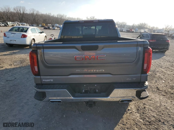 2022 GMC Sierra 1500 Limited SLT with VIN 1GTU9DET9NZ191809, listed as a Copart auction lot 85811624 with 28,776 mi miles and Salvage Title. Bid and sale history available at carsss.com. Image 6.
