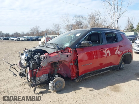 2025 Jeep Compass Limited with VIN 3C4NJDCN6ST560628, listed as a IAAI auction lot 41989364 with Not provided miles and . Bid and sale history available at DreamBid. Image 17.