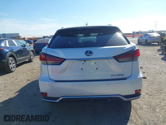 2020 Lexus RX with VIN 2T2HGMDAXLC044439, listed as a IAAI auction lot 41277340 with 62,688 mi miles. Bid and sale history available at carsss.com. Image 16.