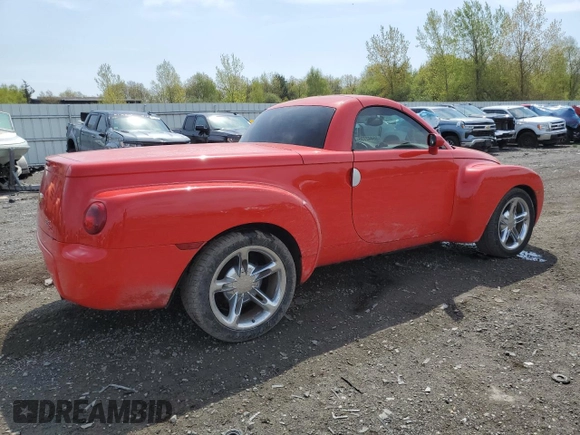 2004 Chevrolet SSR LS with VIN 1GCES14P84B112049, listed as a Copart auction lot 55442735 with 120,761 mi miles and Clean Title. Bid and sale history available at DreamBid. Image 3.