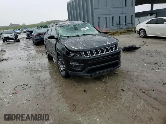 2020 Jeep Compass Altitude with VIN 3C4NJCBB1LT154775, listed as a Copart auction lot 86692814 with 21,099 mi miles and Non Repairable. Bid and sale history available at carsss.com. Image 12.