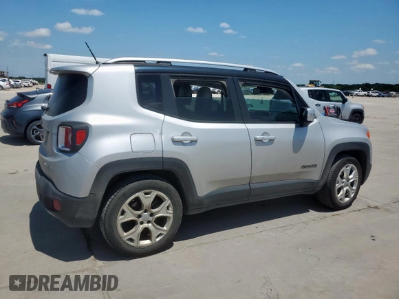 2016 Jeep Renegade Limited with VIN ZACCJADT6GPD94998, listed as a Copart auction lot 61409555 with 237,186 mi miles and Clean title. Bid and sale history available at DreamBid. Image 3.