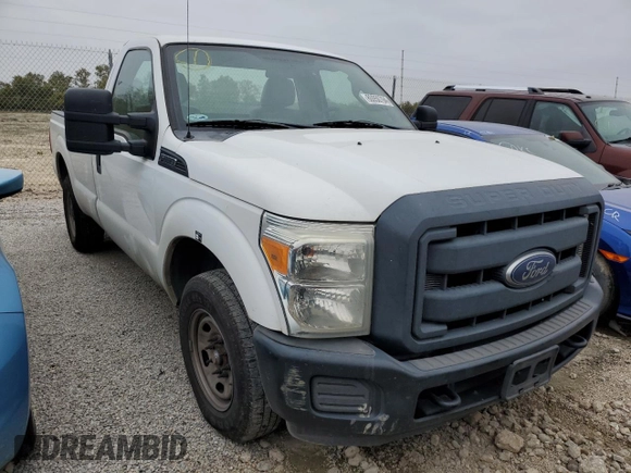2013 Ford F-250 XL with VIN 1FTBF2A68DEB82111, listed as a Copart auction lot 80050794 with 154,577 mi miles and Clean Title. Bid and sale history available at DreamBid. Image 4.