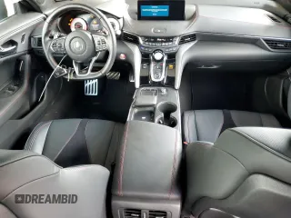 2022 Acura TLX w/A-Spec Package with VIN 19UUB5F57NA000267, listed as a Copart auction lot 60455005 with 26,040 mi miles and Salvage title. Bid and sale history available at DreamBid. Image 8.