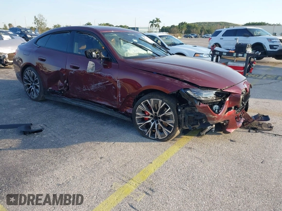 2023 BMW 4 Series M440i z VIN WBA63AW01PFN33820, wystawiony jako IAAI lot #41241907 z przebiegiem 10 789 mil mil oraz . Historia ofert i sprzedaży dostępna na DreamBid. Obrazek 1.