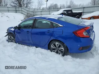 2017 Honda Civic Sedan EX-T with VIN 19XFC1F37HE201311, listed as a Copart auction lot 45459485 with 27,517 mi miles and Salvage Title. Bid and sale history available at carsss.com. Image 2.