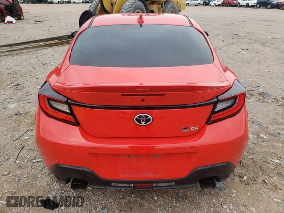 2023 Toyota 86 Premium with VIN JF1ZNBF17P8755944, listed as a Copart auction lot 49146795 with 23,108 mi miles and Salvage Title. Bid and sale history available at DreamBid. Image 6.