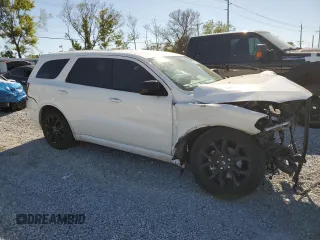 2020 Dodge Durango SXT Plus with VIN 1C4RDHAG8LC123876, listed as a Copart auction lot 49729735 with Not provided miles and Non repairable. Bid and sale history available at DreamBid. Image 4.
