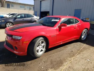 2015 Chevrolet Camaro LT z VIN 2G1FD1E32F9308026, wystawiony jako Copart lot #46952275 z przebiegiem Nie podano mil oraz Szkoda całkowita • Salvage title. Historia ofert i sprzedaży dostępna na DreamBid. Obrazek 1.