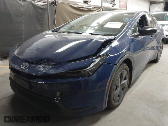 2024 Toyota Prius LE with VIN JTDACAAU0R3030582, listed as a IAAI auction lot 41838615 with 9,402 mi miles and . Bid and sale history available at DreamBid. Image 17.