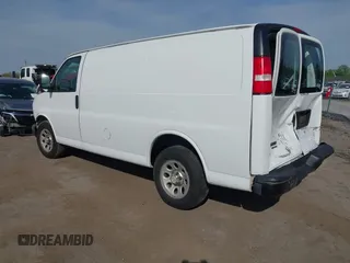 2013 Chevrolet Express Cargo Van with VIN 1GCSGAFX8D1118666, listed as a IAAI auction lot 42017323 with 341,443 mi miles. Bid and sale history available at carsss.com. Image 3.