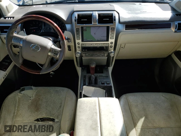 2011 Lexus GX 460 with VIN JTJBM7FX9B5025265, listed as a Copart auction lot 53326605 with 174,961 mi miles and Salvage Title. Bid and sale history available at DreamBid. Image 8.