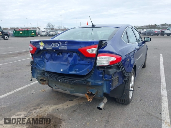 2013 Ford Fusion SE with VIN 3FA6P0HR1DR224348, listed as a IAAI auction lot 41971247 with 121,553 mi miles and . Bid and sale history available at DreamBid. Image 4.