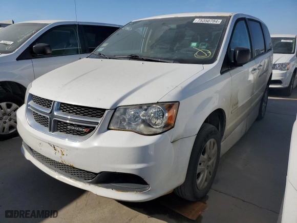 2017 Dodge Grand Caravan SE Plus with VIN 2C4RDGBG5HR768041, listed as a Copart auction lot 75350784 with 294,137 mi miles and Clean Title. Bid and sale history available at carsss.com. Image 1.
