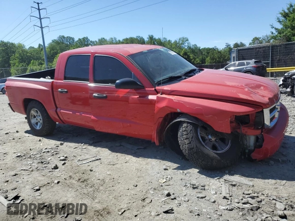 2008 Dodge Dakota SLT with VIN 1D7HE48K88S527114, listed as a Copart auction lot 57357515 with 267,390 mi miles and Salvage title. Bid and sale history available at DreamBid. Image 4.