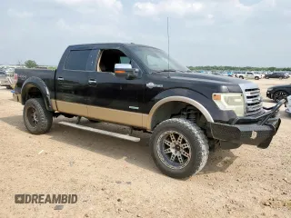2013 Ford F-150 XL with VIN 1FTFW1ET6DKD06163, listed as a Copart auction lot 57675765 with Not provided miles and Salvage title. Bid and sale history available at DreamBid. Image 4.