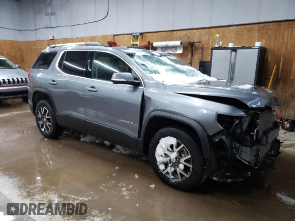 2021 GMC Acadia SLE with VIN 1GKKNRLSXMZ202149, listed as a Copart auction lot 84700964 with 63,263 mi miles and Salvage Title. Bid and sale history available at carsss.com. Image 4.