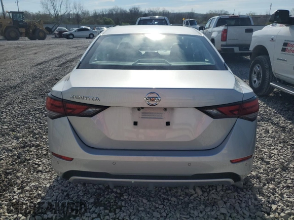 2022 Nissan Sentra S with VIN 3N1AB8BV6NY235475, listed as a Copart auction lot 50362815 with Not Provided miles and Salvage Title. Bid and sale history available at carsss.com. Image 6.
