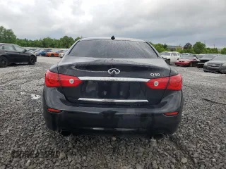 2015 Infiniti Q50 Sport with VIN JN1BV7AP2FM358154, listed as a Copart auction lot 55402455 with 154,630 mi miles and Salvage title. Bid and sale history available at DreamBid. Image 6.