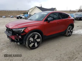 2023 Volvo C40 Recharge Pure Electric Ultimate with VIN YV4ED3GM6P2052023, listed as a Copart auction lot 45006474 with 4,598 mi miles. Bid and sale history available at carsss.com. Image 1.