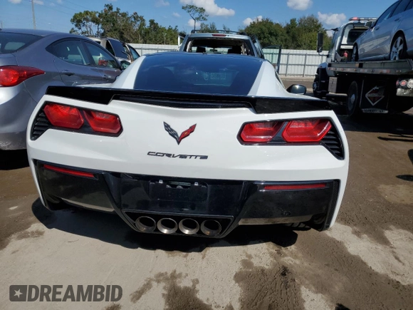2016 Chevrolet Corvette Z51 2LT with VIN 1G1YK2D78G5125219, listed as a Copart auction lot 64832012 with 76,057 mi miles. Bid and sale history available at carsss.com. Image 6.