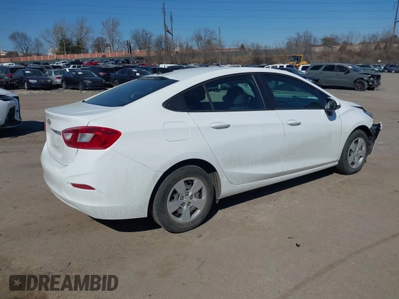 2017 Chevrolet Cruze LS with VIN 1G1BC5SM4H7165610, listed as a IAAI auction lot 41709729 with 24,853 mi miles and . Bid and sale history available at DreamBid. Image 4.
