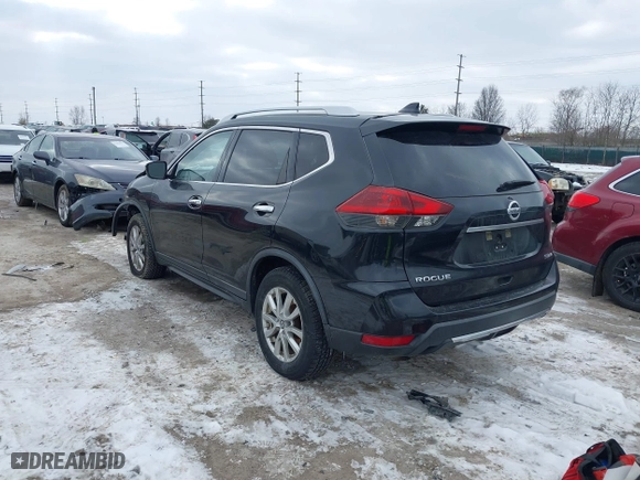 2018 Nissan Rogue S with VIN KNMAT2MV9JP588583, listed as a IAAI auction lot 41624360 with 136,733 mi miles. Bid and sale history available at carsss.com. Image 3.