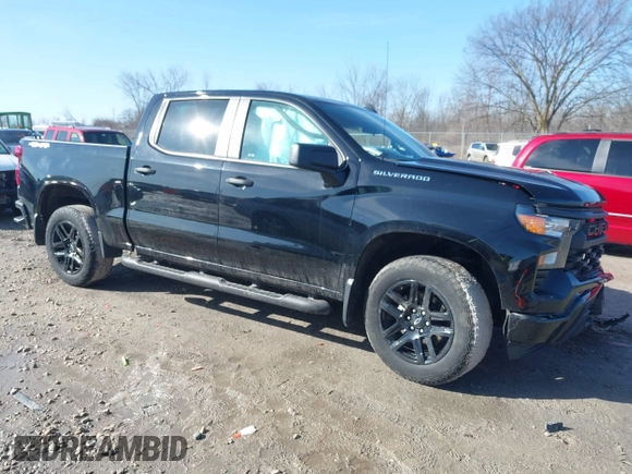 2023 Chevrolet Silverado 1500 Custom with VIN 1GCPDBEK7PZ157524, listed as a IAAI auction lot 41752446 with 41,386 mi miles and . Bid and sale history available at DreamBid. Image 1.