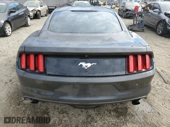 2017 Ford Mustang V6 with VIN 1FA6P8AM6H5287032, listed as a Copart auction lot 50973275 with 98,477 mi miles and Salvage Title. Bid and sale history available at carsss.com. Image 6.