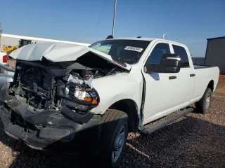 2023 Ram 2500 Tradesman with VIN 3C6UR5HJ2PG543865, listed as a Copart auction lot 62860394 with 8,995 mi miles and Salvage Title. Bid and sale history available at carsss.com. Image 1.