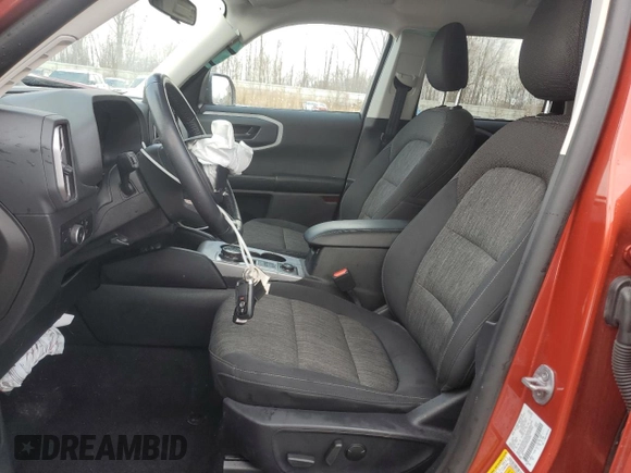 2023 Ford Bronco Sport Big Bend z VIN 3FMCR9B61PRD34066, wystawiony jako Copart lot #44904755 z przebiegiem 21 877 mil mil oraz Szkoda całkowita • Salvage title. Historia ofert i sprzedaży dostępna na DreamBid. Obrazek 7.