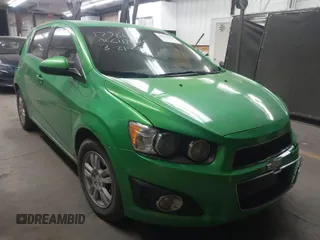 2016 Chevrolet Sonic LT with VIN 1G1JC6SH8G4150595, listed as a IAAI auction lot 41922233 with 81,335 mi miles. Bid and sale history available at carsss.com. Image 1.