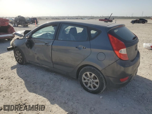 2013 Hyundai Accent GS with VIN KMHCT5AE6DU082550, listed as a Copart auction lot 48239415 with 160,413 mi miles and Salvage Title. Bid and sale history available at carsss.com. Image 2.