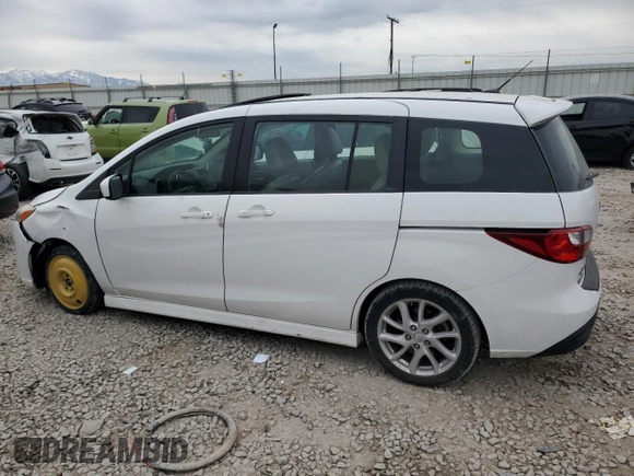 2012 Mazda 5 Touring with VIN JM1CW2CL2C0113997, listed as a Copart auction lot 54355345 with 126,267 mi miles and Salvage Title. Bid and sale history available at DreamBid. Image 2.