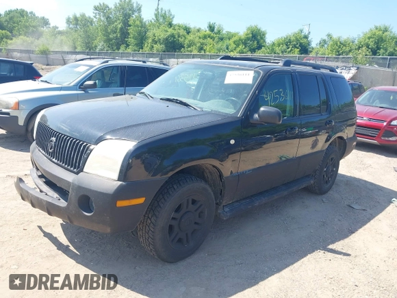2005 Mercury Mountaineer Convenience z VIN 4M2DU86W45ZJ27153, wystawiony jako IAAI lot #42536111 z przebiegiem 224 893 mil mil oraz . Historia ofert i sprzedaży dostępna na DreamBid. Obrazek 2.