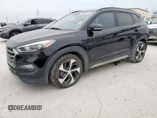 2017 Hyundai Tucson Sport z VIN KM8J33A26HU550414, wystawiony jako Copart lot #53860875 z przebiegiem 108 308 mil mil oraz Szkoda całkowita • Salvage title. Historia ofert i sprzedaży dostępna na DreamBid. Obrazek 1.