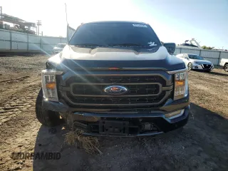 2023 Ford F-150 XL with VIN 1FTFW1E87PKE76757, listed as a Copart auction lot 87314154 with 10,280 mi miles and Salvage Title. Bid and sale history available at carsss.com. Image 5.