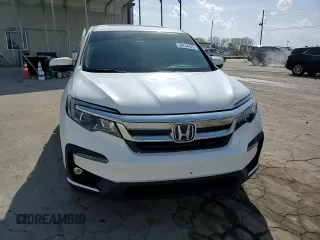 2021 Honda Pilot EX-L with VIN 5FNYF5H54MB002775, listed as a Copart auction lot 52244475 with 44,210 mi miles and Salvage Title. Bid and sale history available at carsss.com. Image 14.