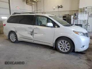2016 Toyota Sienna XLE with VIN 5TDYK3DC1GS712589, listed as a Copart auction lot 53481245 with 125,487 mi miles and Salvage Title. Bid and sale history available at carsss.com. Image 4.