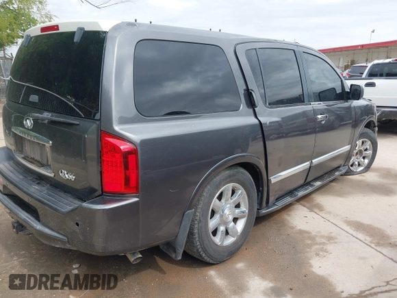 2004 Infiniti QX56 with VIN 5N3AA08A84N803276, listed as a IAAI auction lot 41950349 with 1 mi miles. Bid and sale history available at carsss.com. Image 4.