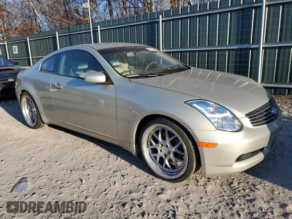 2007 Infiniti G35 Coupe with VIN JNKCV54E57M900489, listed as a Copart auction lot 83647534 with 234,690 mi miles and Salvage Title. Bid and sale history available at carsss.com. Image 4.