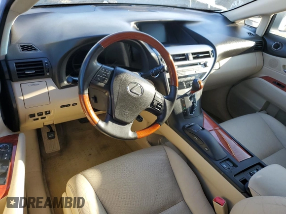 2011 Lexus RX 450h with VIN JTJZB1BA2B2405682, listed as a Copart auction lot 56355035 with 64,015 mi miles and Salvage title. Bid and sale history available at DreamBid. Image 8.