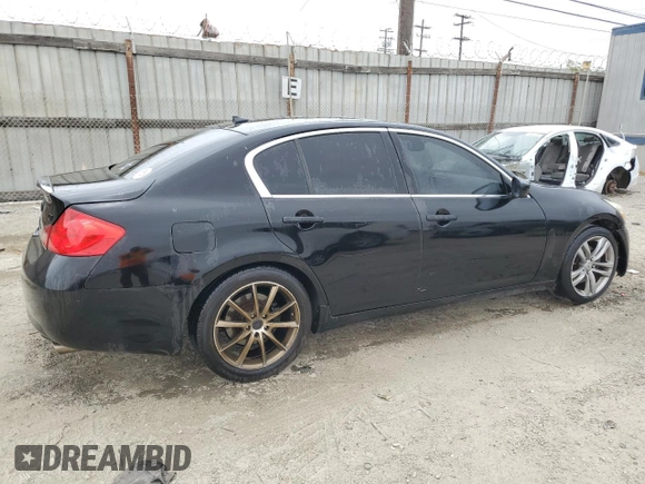 2009 Infiniti G37 Journey with VIN JNKCV61E49M015343, listed as a Copart auction lot 54273615 with 128,190 mi miles and Clean Title. Bid and sale history available at DreamBid. Image 3.