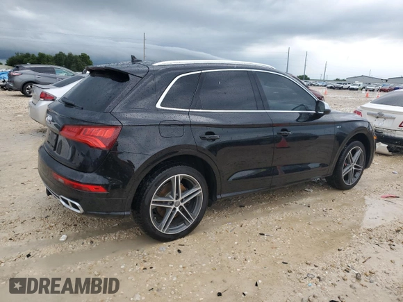 2018 Audi SQ5 Premium Plus z VIN WA1A4AFY8J2123606, wystawiony jako Copart lot #55566815 z przebiegiem 105 113 mil mil oraz Szkoda całkowita • Salvage title. Historia ofert i sprzedaży dostępna na DreamBid. Obrazek 3.