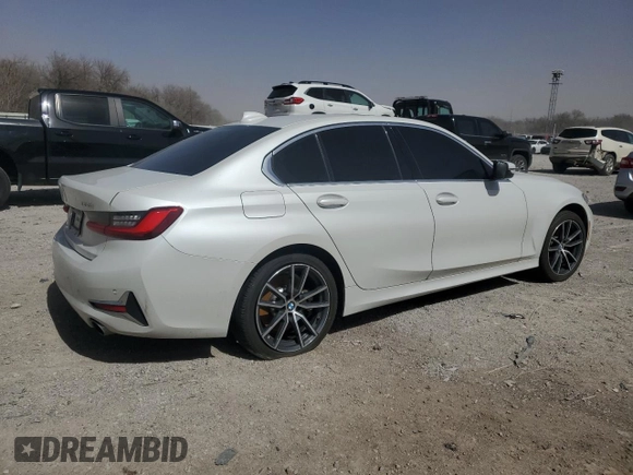 2019 BMW 3 Series 330i with VIN WBA5R1C50KAK07877, listed as a Copart auction lot 49042465 with 60,689 mi miles and Salvage Title. Bid and sale history available at carsss.com. Image 3.