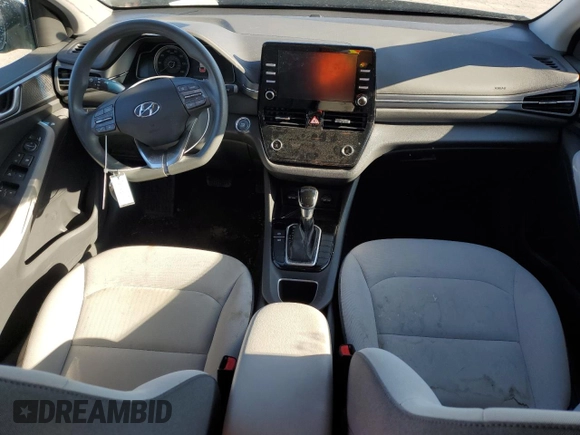 2021 Hyundai Ioniq Blue with VIN KMHC65LC2MU255550, listed as a Copart auction lot 49735265 with 81,756 mi miles and Salvage title. Bid and sale history available at DreamBid. Image 8.