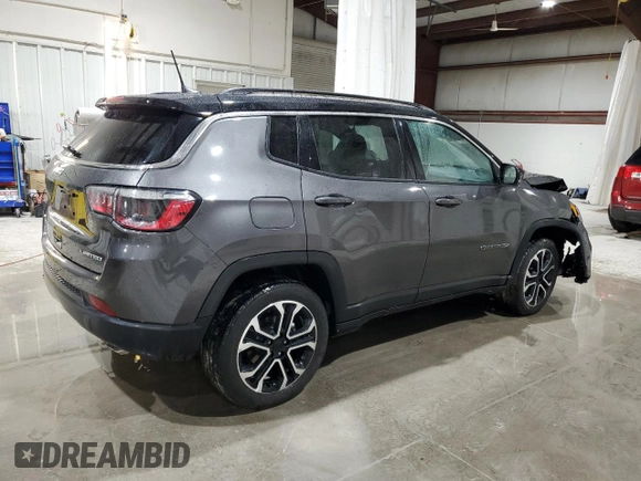 2022 Jeep Compass Limited z VIN 3C4NJDCB6NT188668, wystawiony jako Copart lot #51358705 z przebiegiem 64 935 mil mil oraz Szkoda całkowita • Salvage title. Historia ofert i sprzedaży dostępna na DreamBid. Obrazek 3.