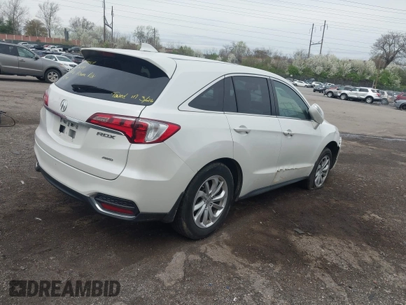 2016 Acura RDX Tech Pkg with VIN 5J8TB4H53GL000714, listed as a IAAI auction lot 41966697 with 57,662 mi miles. Bid and sale history available at carsss.com. Image 4.