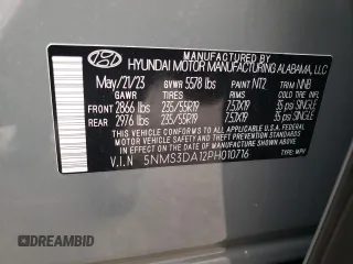 2023 Hyundai Santa Fe Hybrid SEL Premium with VIN 5NMS3DA12PH010716, listed as a Copart auction lot 73064324 with 14,268 mi miles and Salvage Title. Bid and sale history available at carsss.com. Image 14.