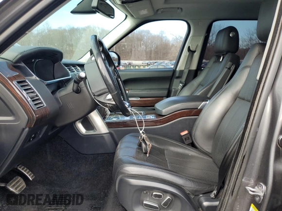 2015 Land Rover Range Rover Supercharged с VIN SALGS3TF4FA238424, выставлен на аукционе Copart как лот 50245445 с пробегом 94 177 миль миль и Списание • Salvage title. История ставок и продаж доступна на DreamBid. Изображение 7.